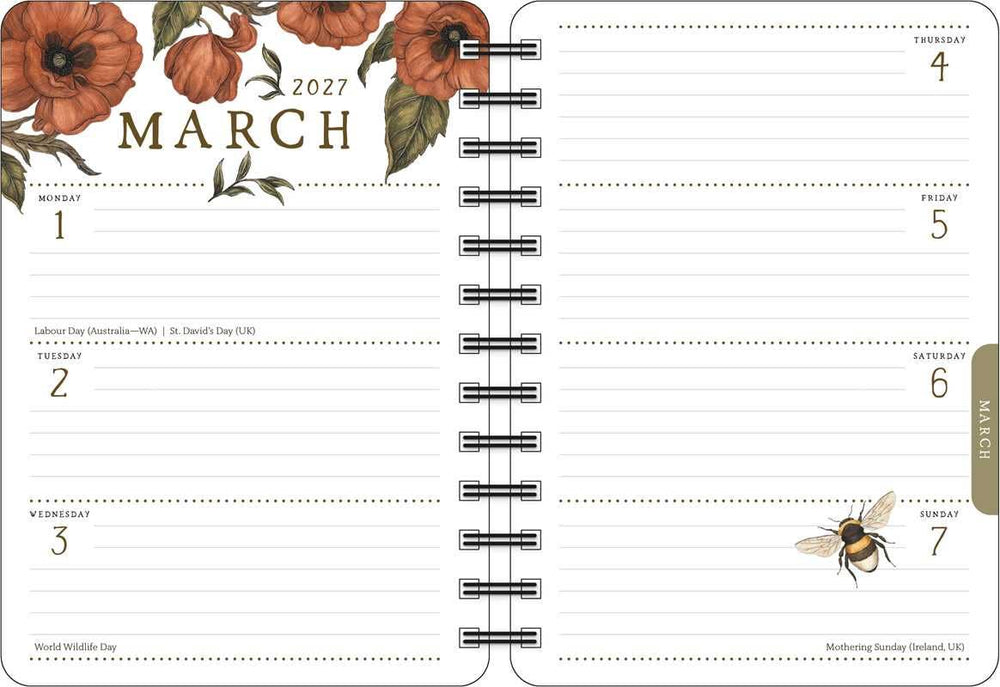 Woodland Wardens Weekly Planner 2027