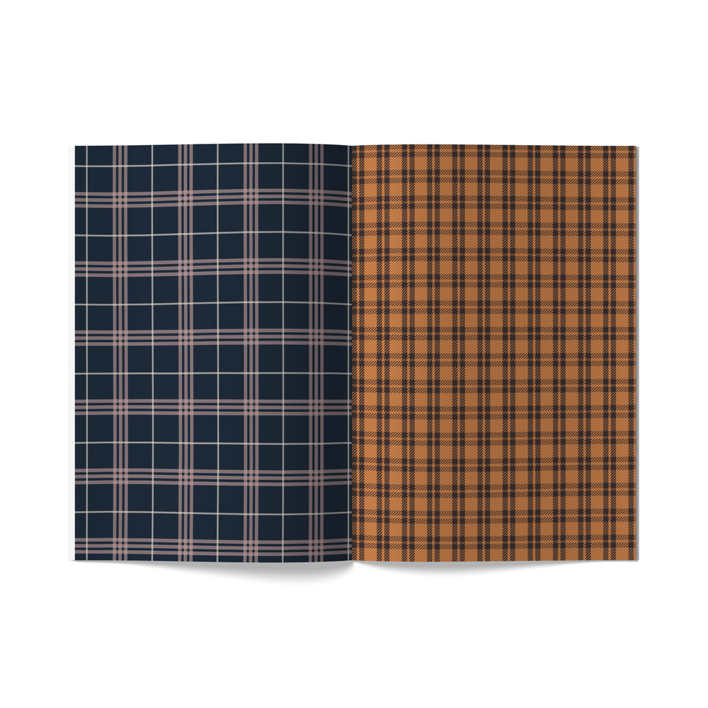 The Autumn Plaids • Scrapbooking Paper Booklet