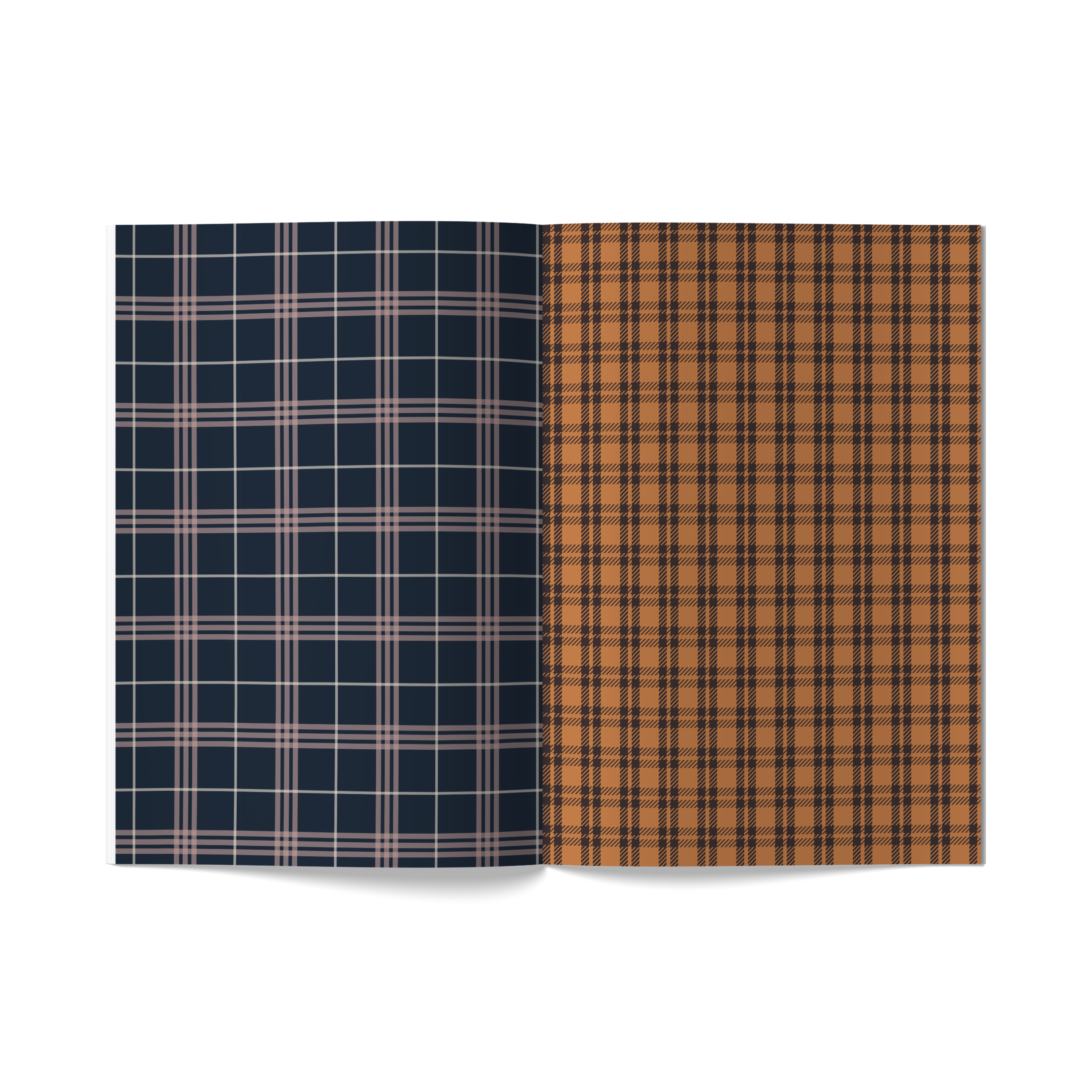 The Autumn Plaids • Scrapbooking Paper Booklet