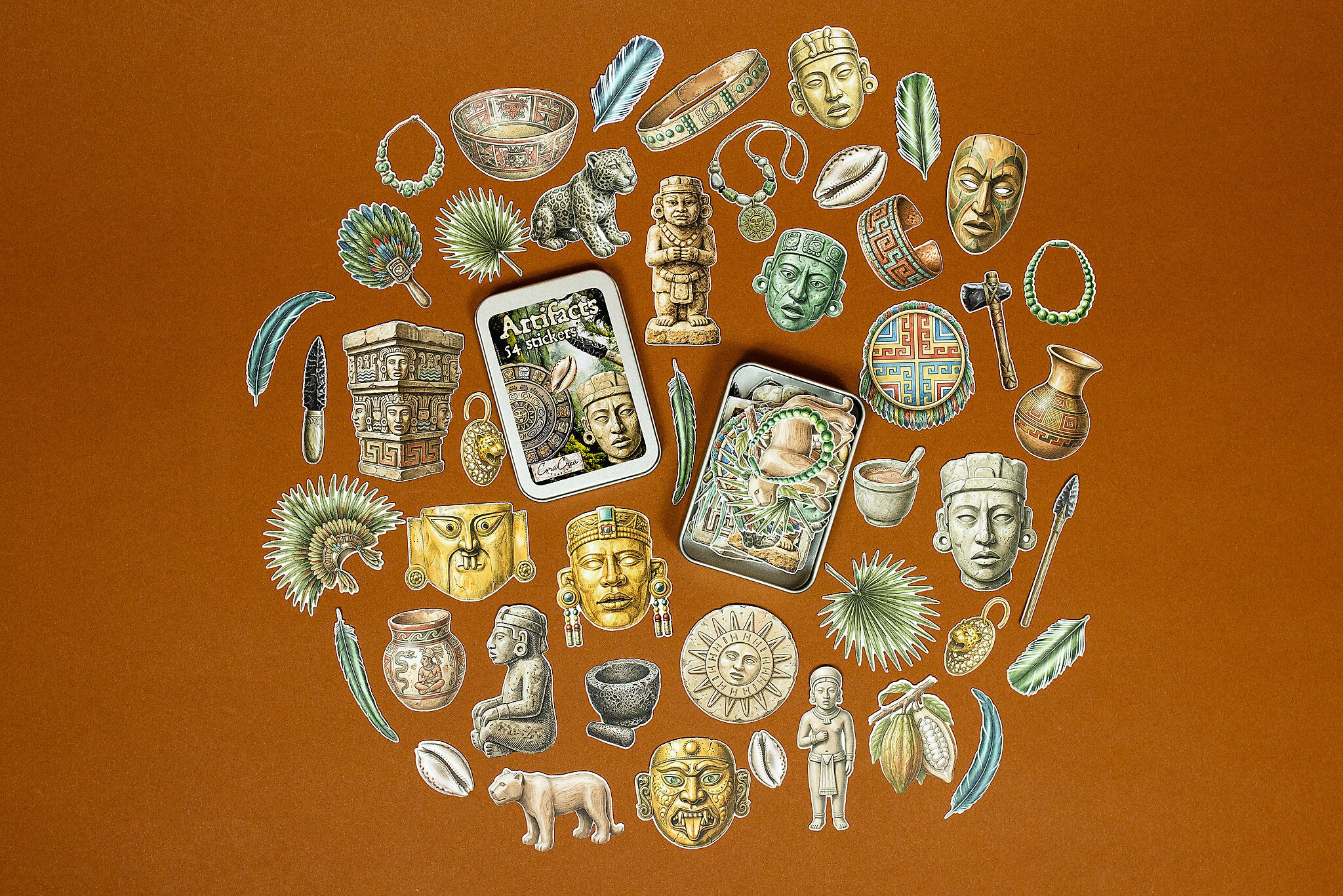 Artifacts Sticker Tin Box