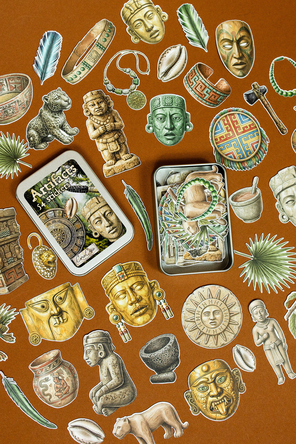 Artifacts Sticker Tin Box