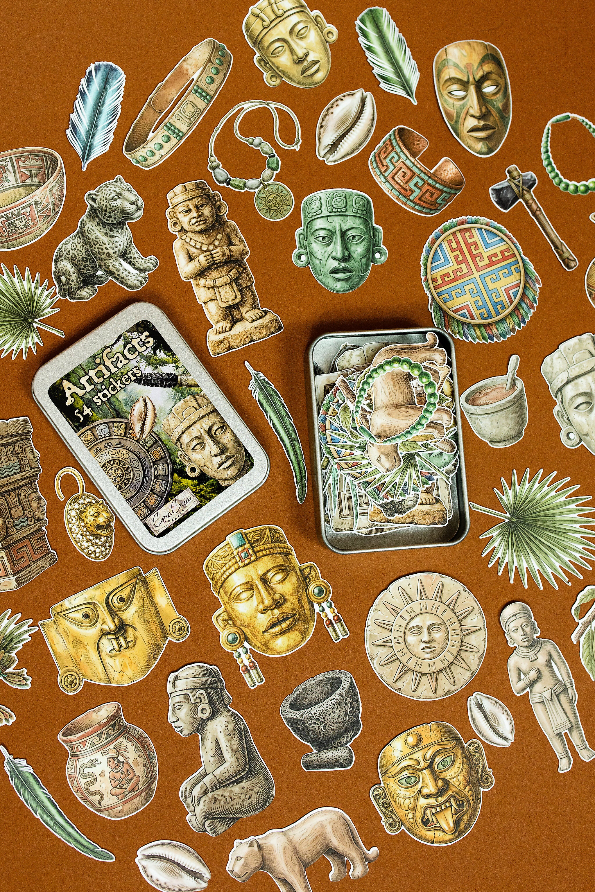 Artifacts Sticker Tin Box