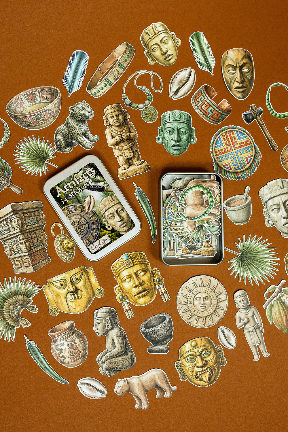 Artifacts Sticker Tin Box