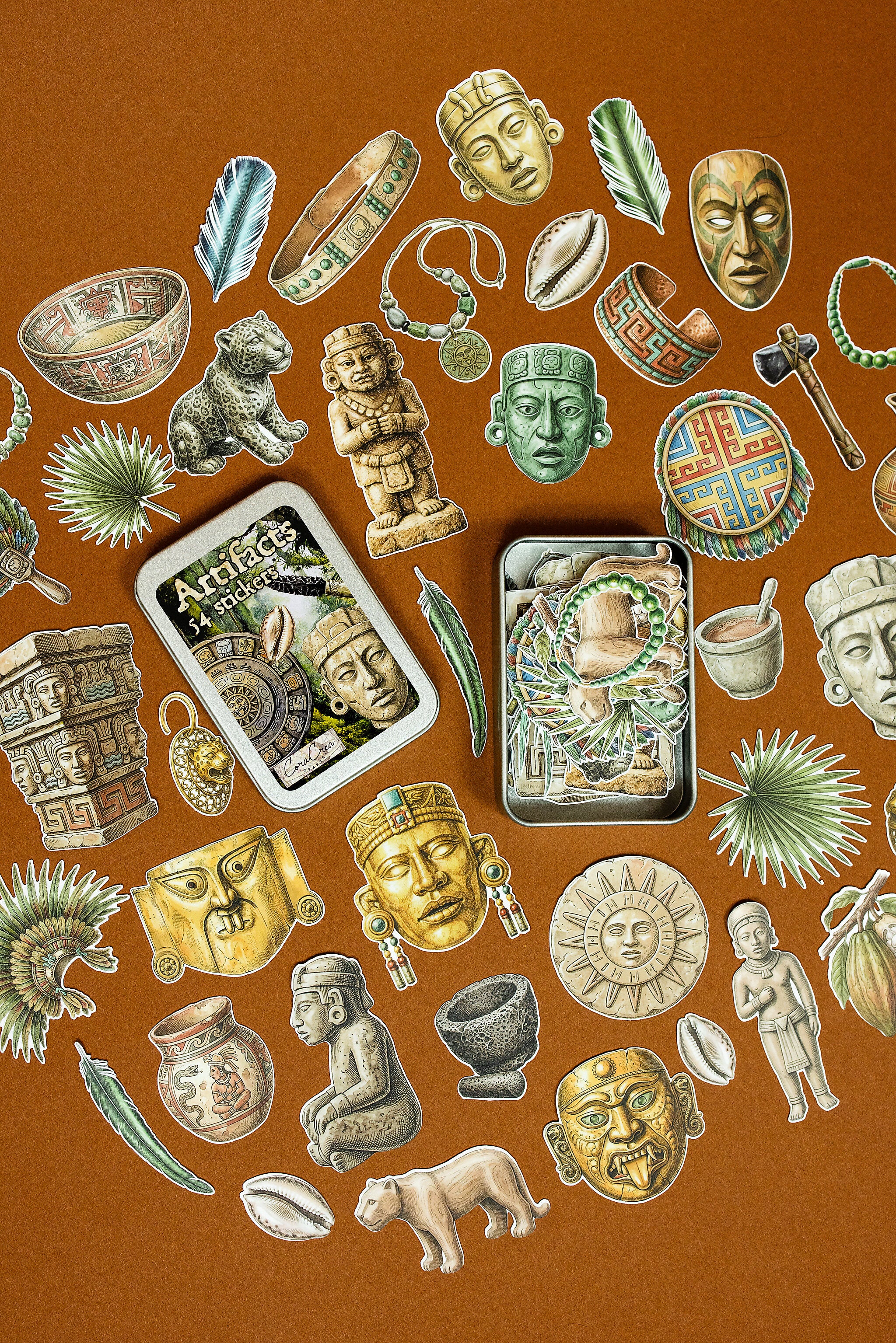Artifacts Sticker Tin Box