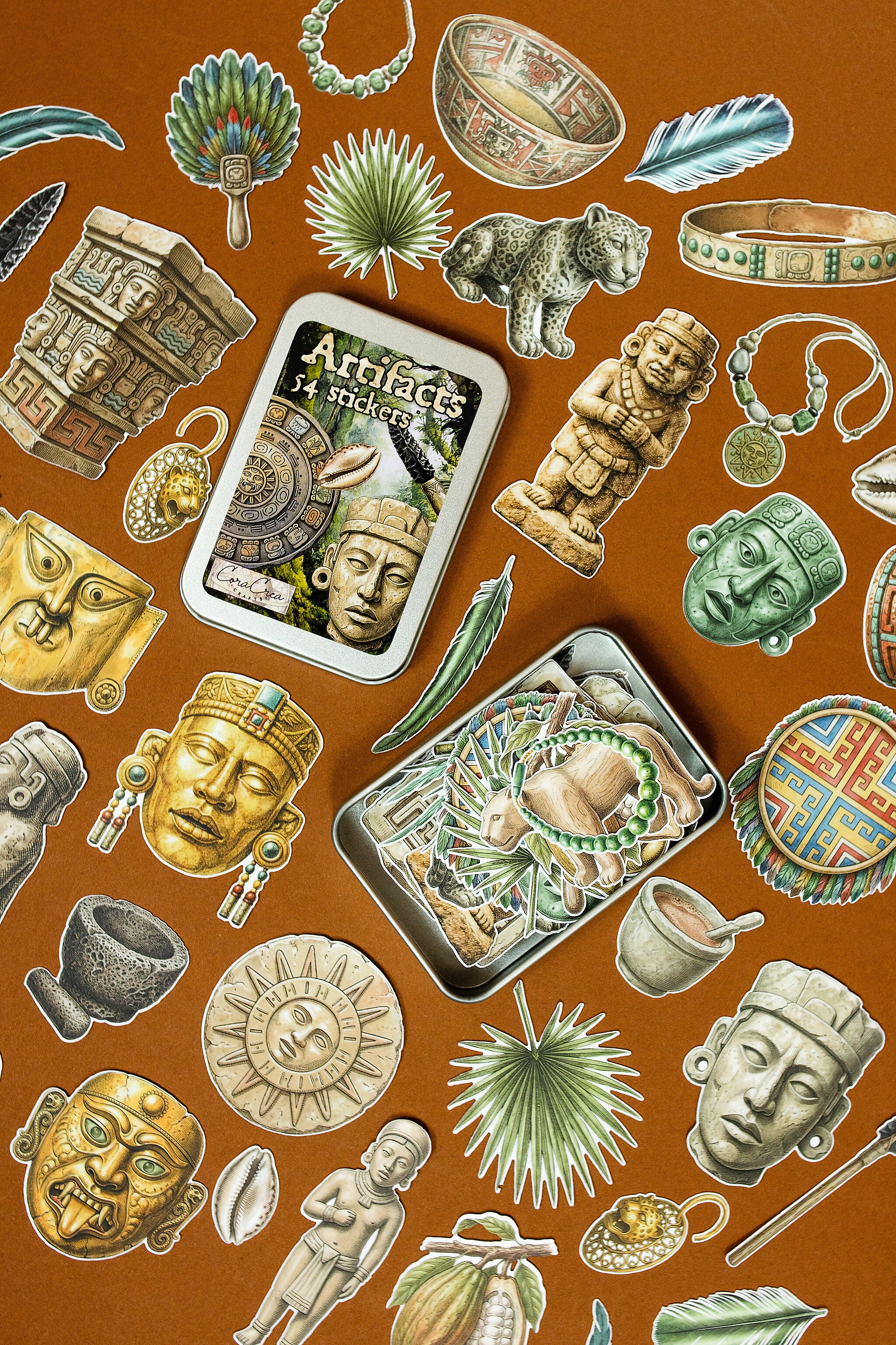 Artifacts Sticker Tin Box