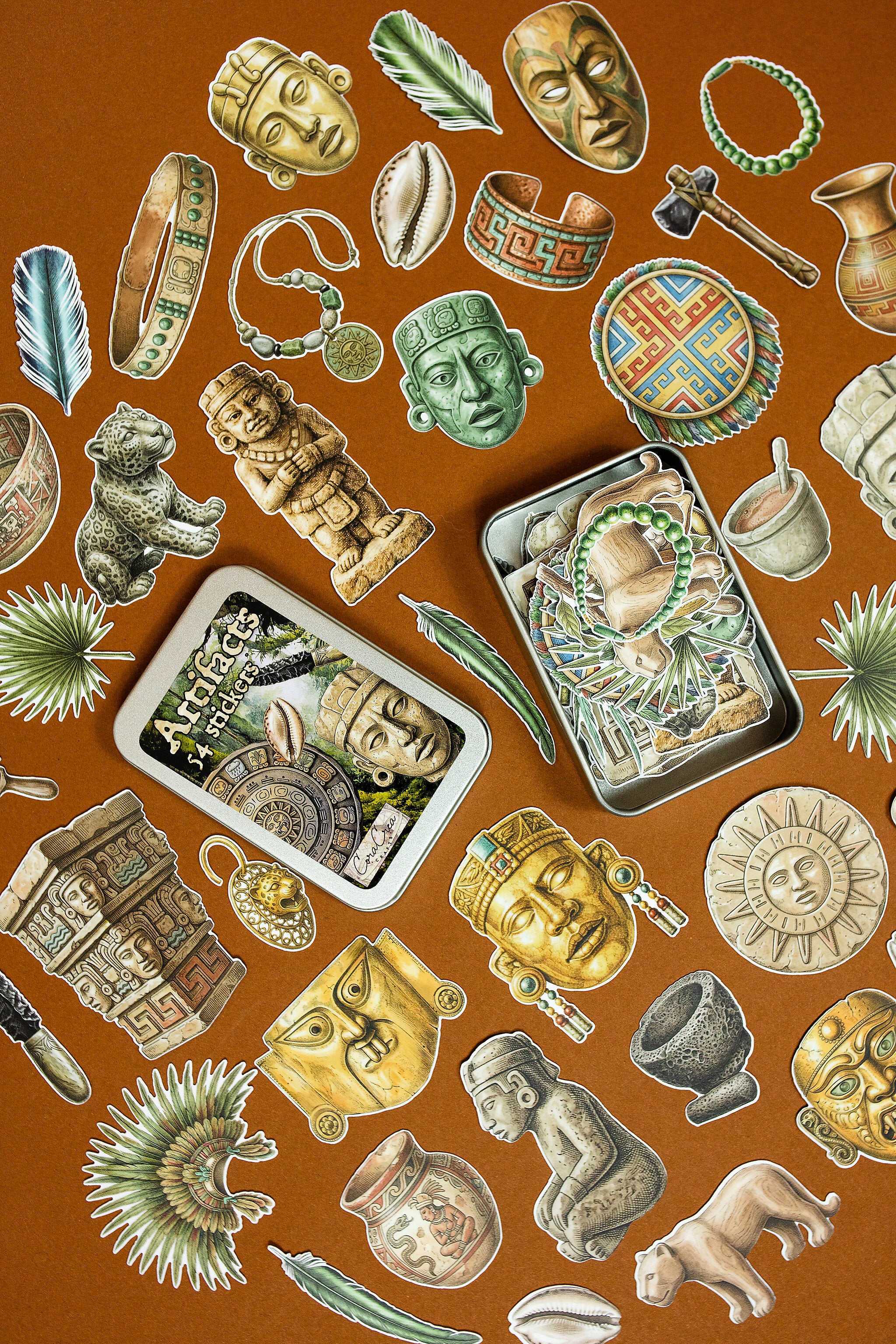 Artifacts Sticker Tin Box