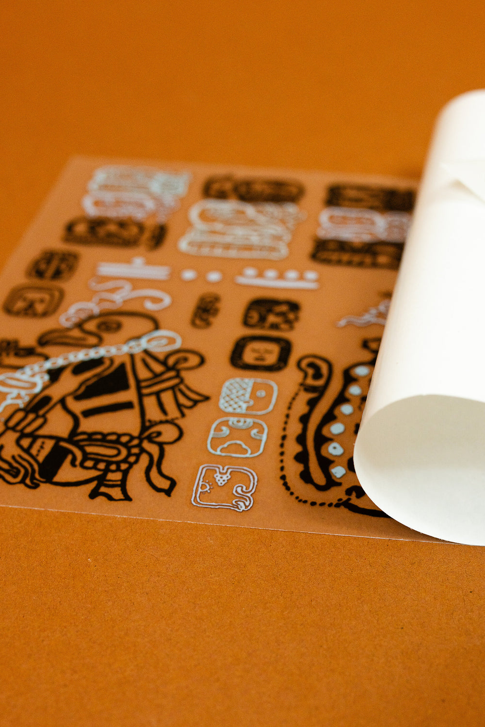 Mayan Writings Transfer Stickers