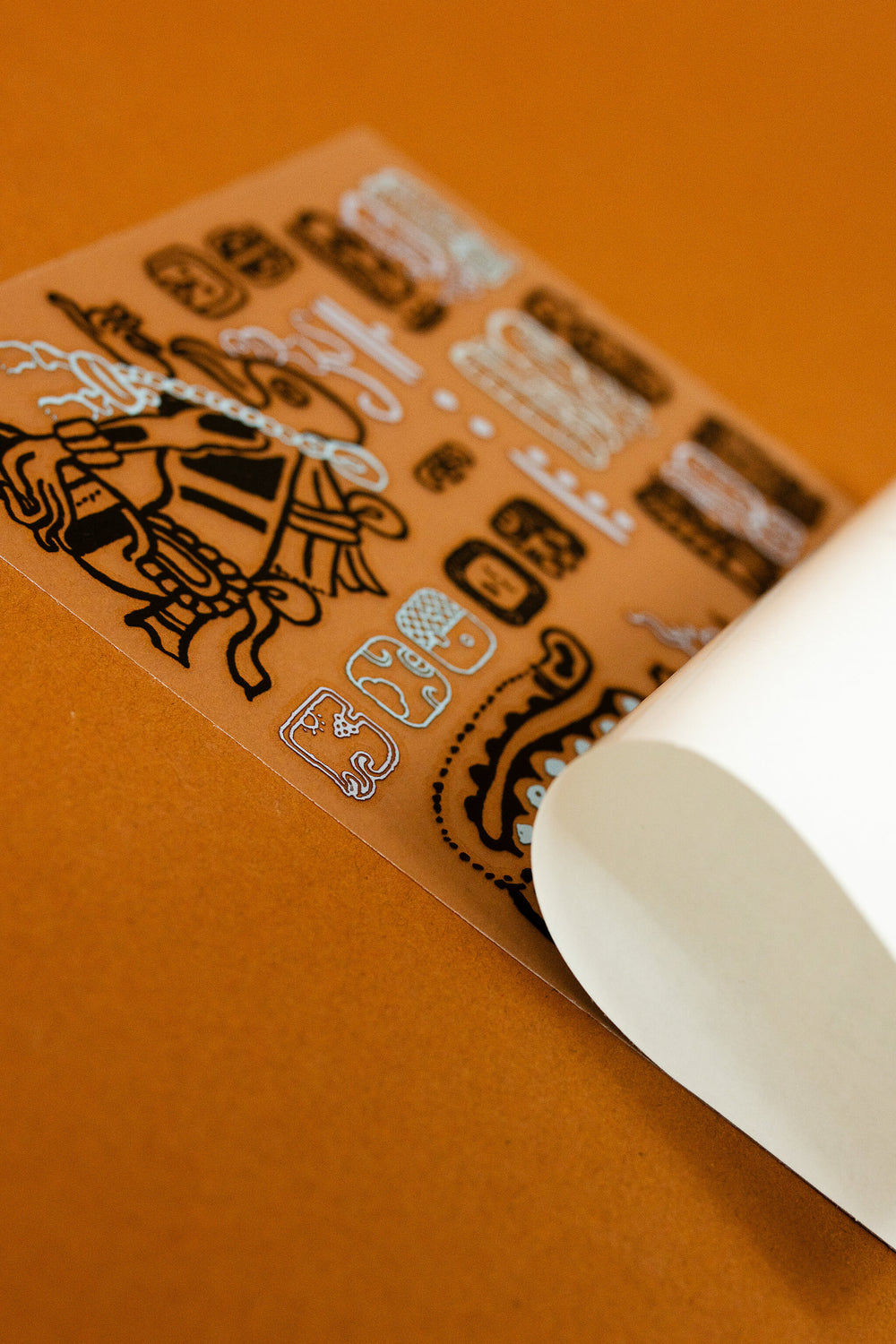 Mayan Writings Transfer Stickers