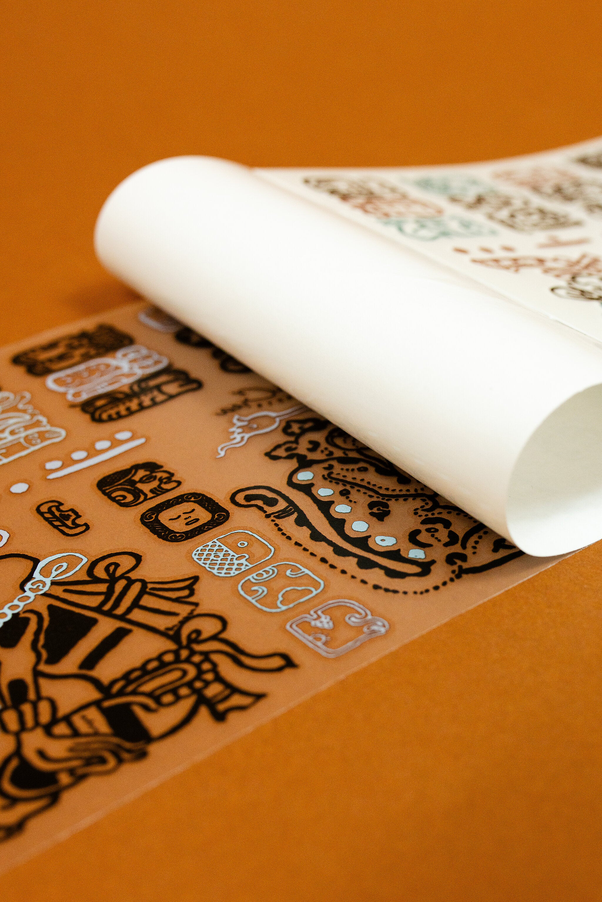 Mayan Writings Transfer Stickers