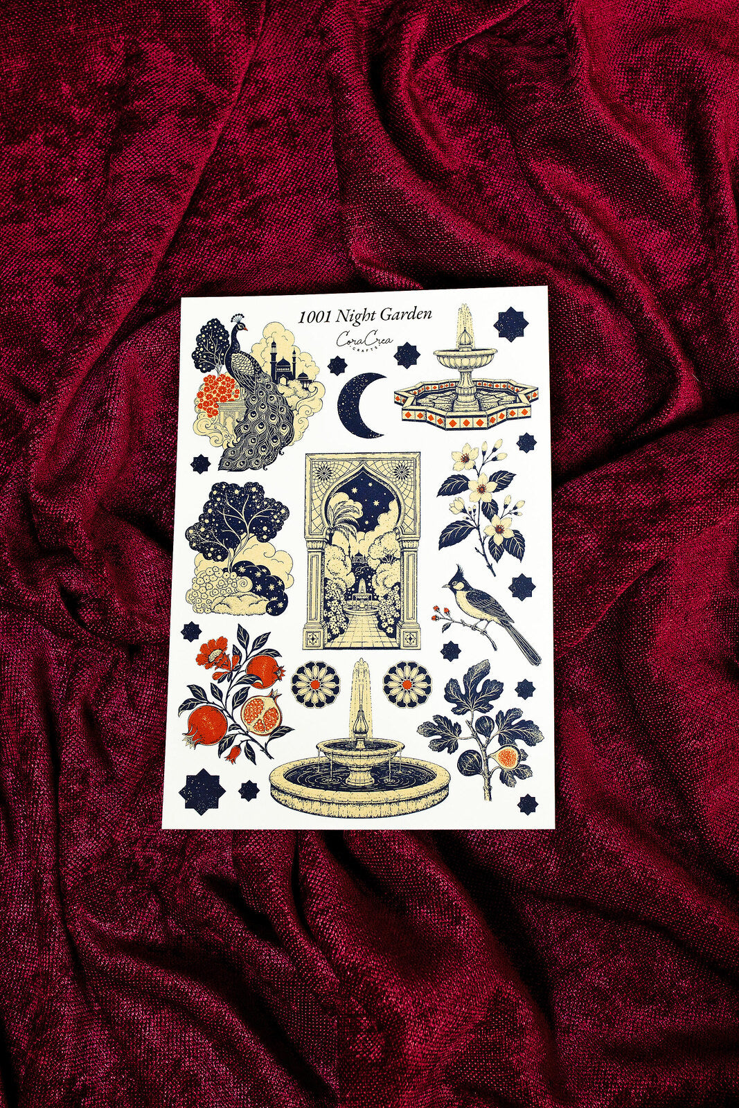 Night Garden Sticker Sheet