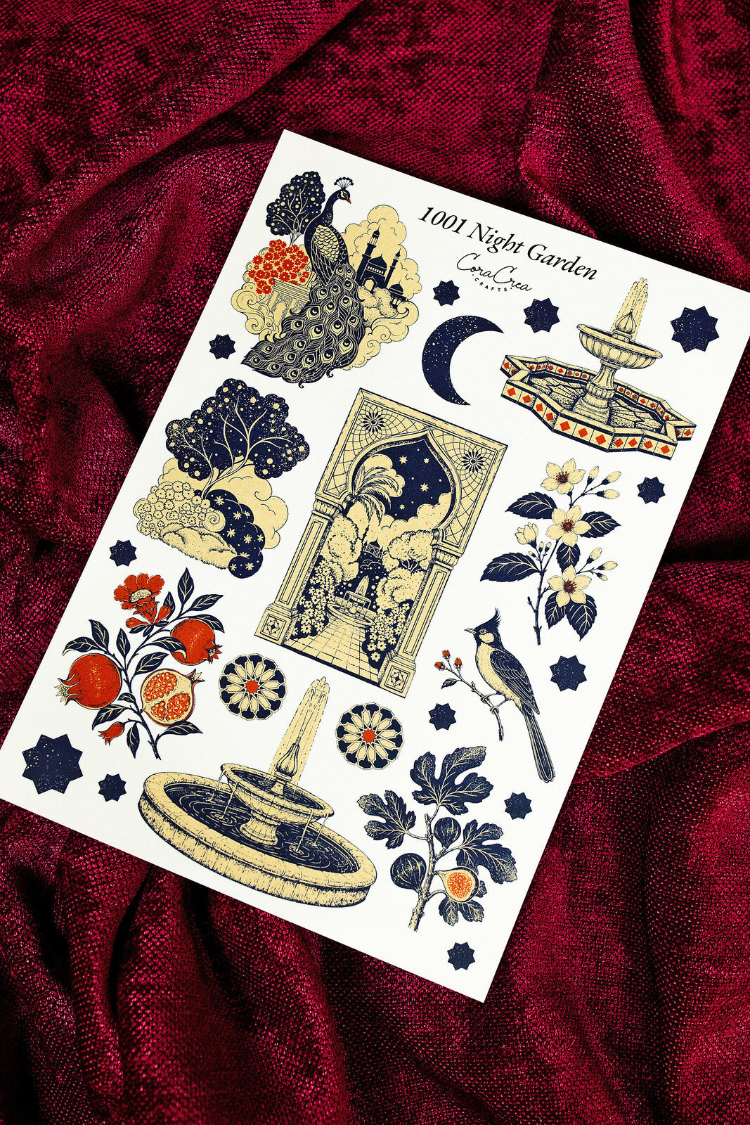 Night Garden Sticker Sheet