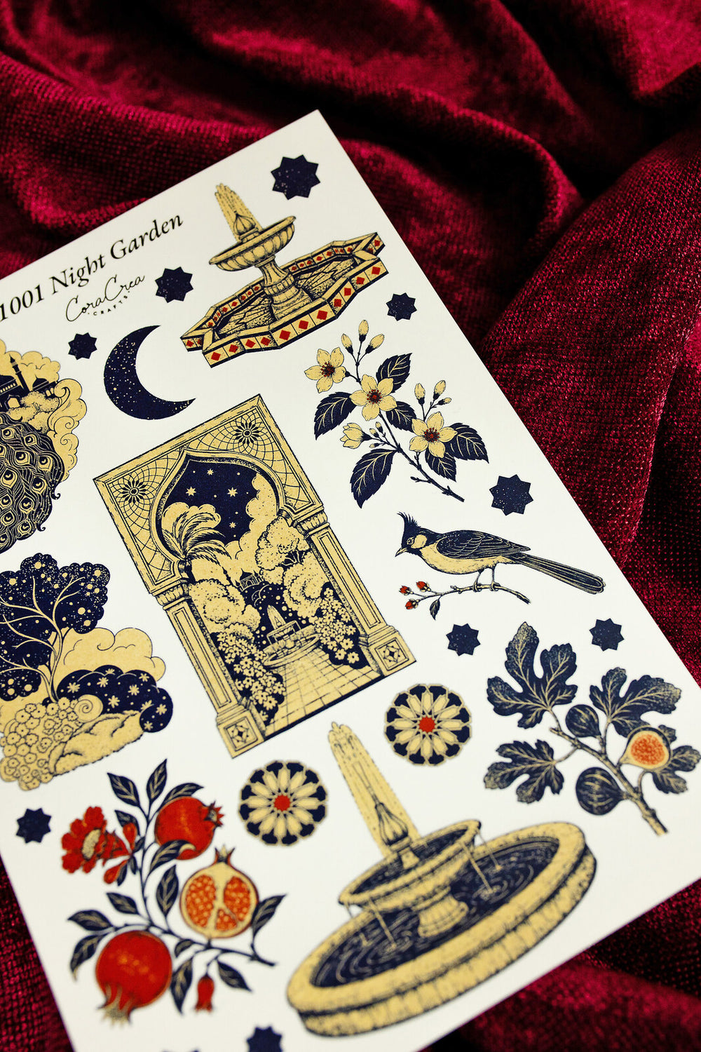 Night Garden Sticker Sheet