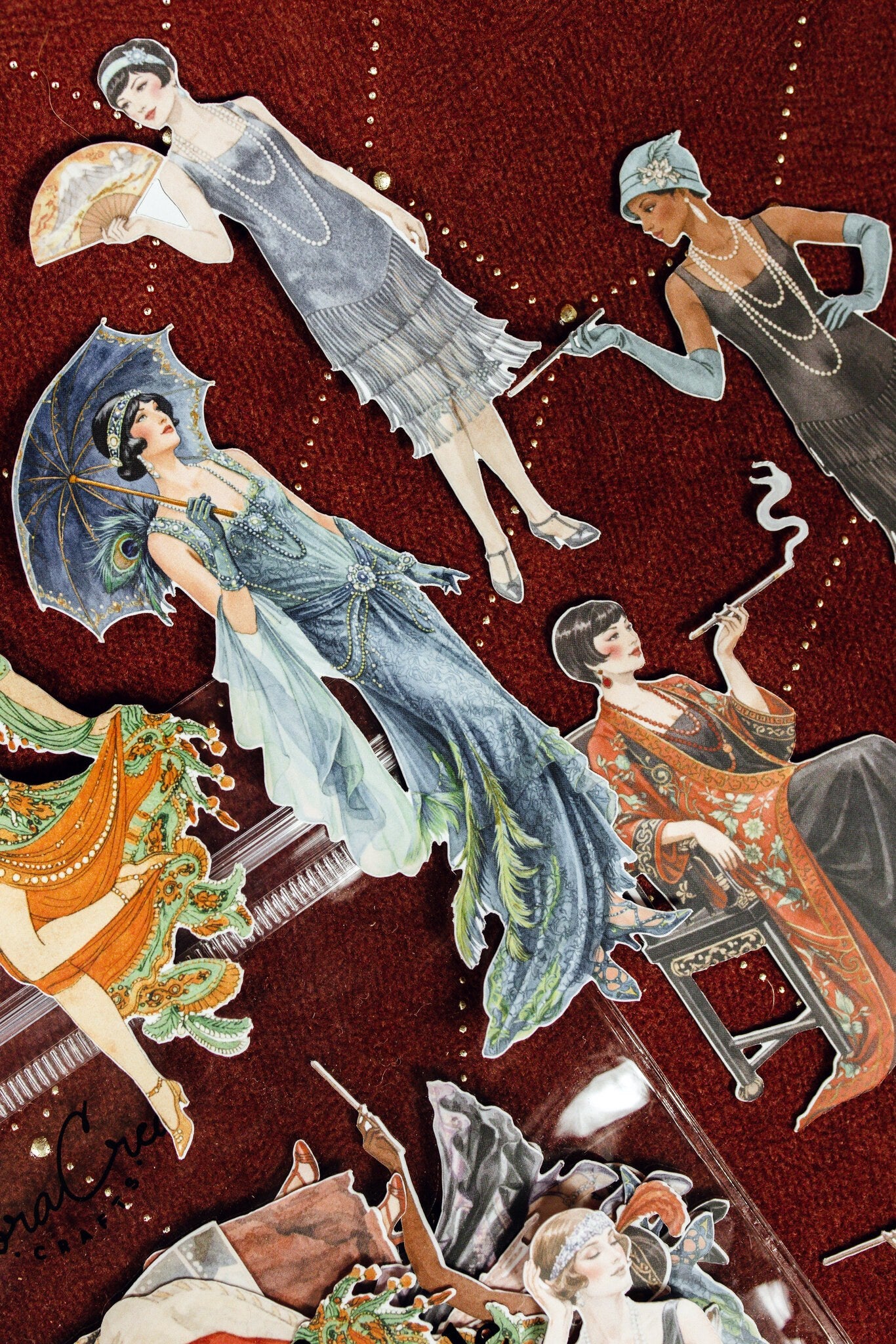 Women in Art Deco Sticker Pack