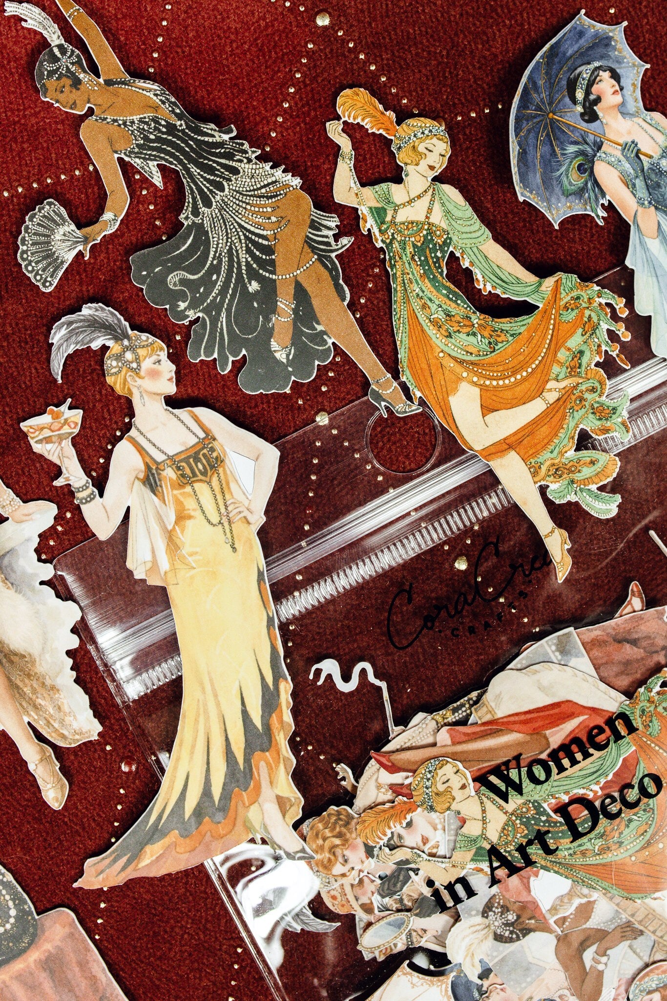 Women in Art Deco Sticker Pack