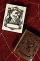 Ex Libris Art Deco Wooden Stamp
