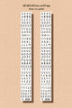 Art Deco Text Transparent Tape