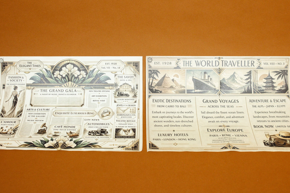Art Deco Newspapers