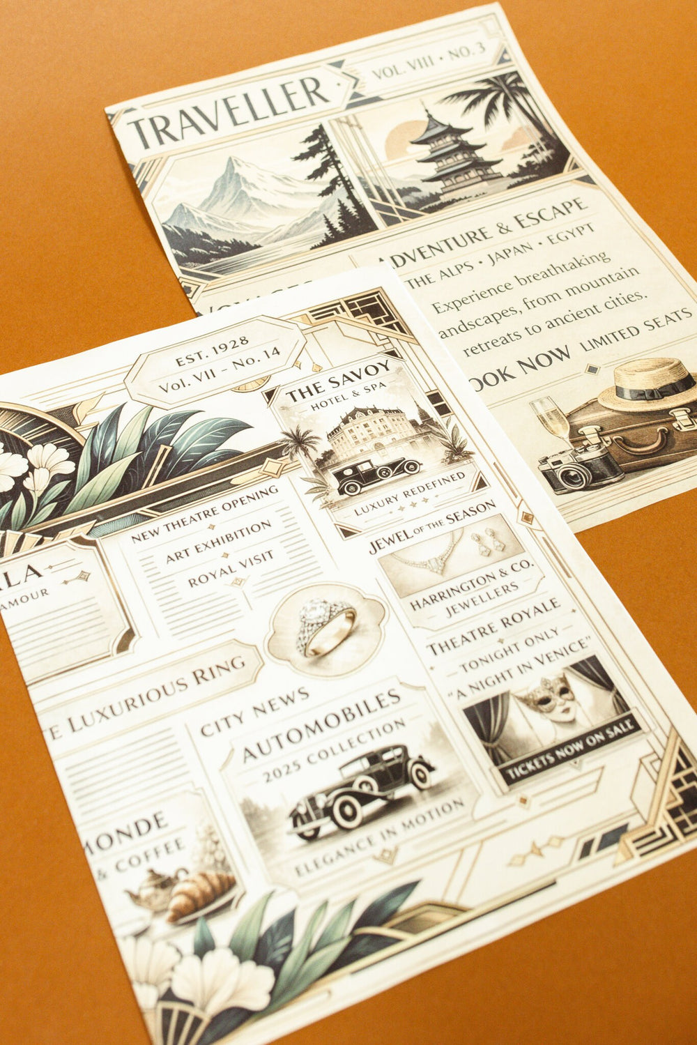 Art Deco Newspapers