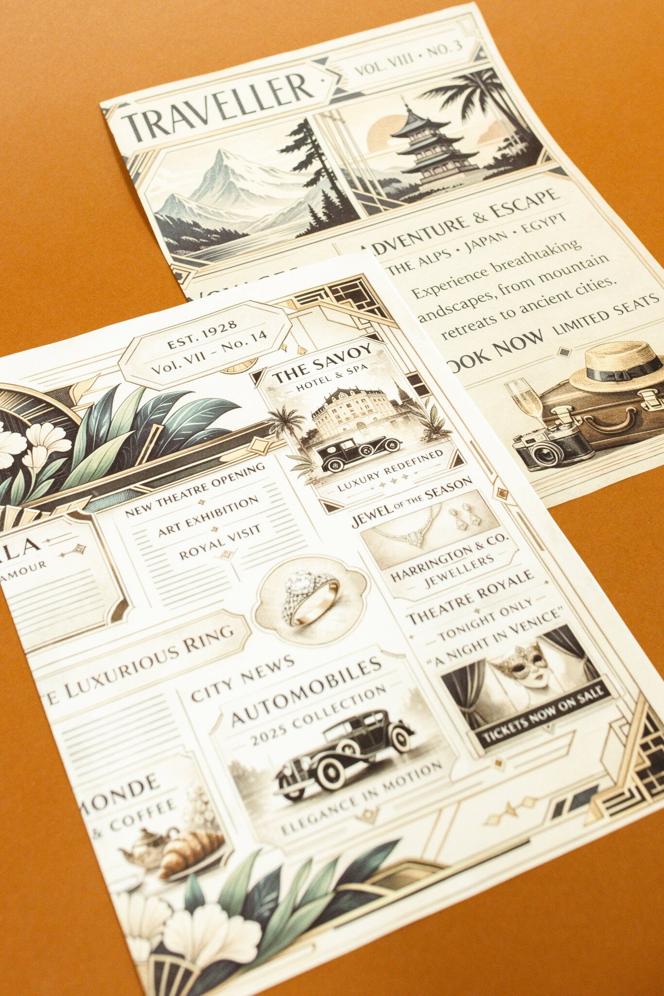 Art Deco Newspapers