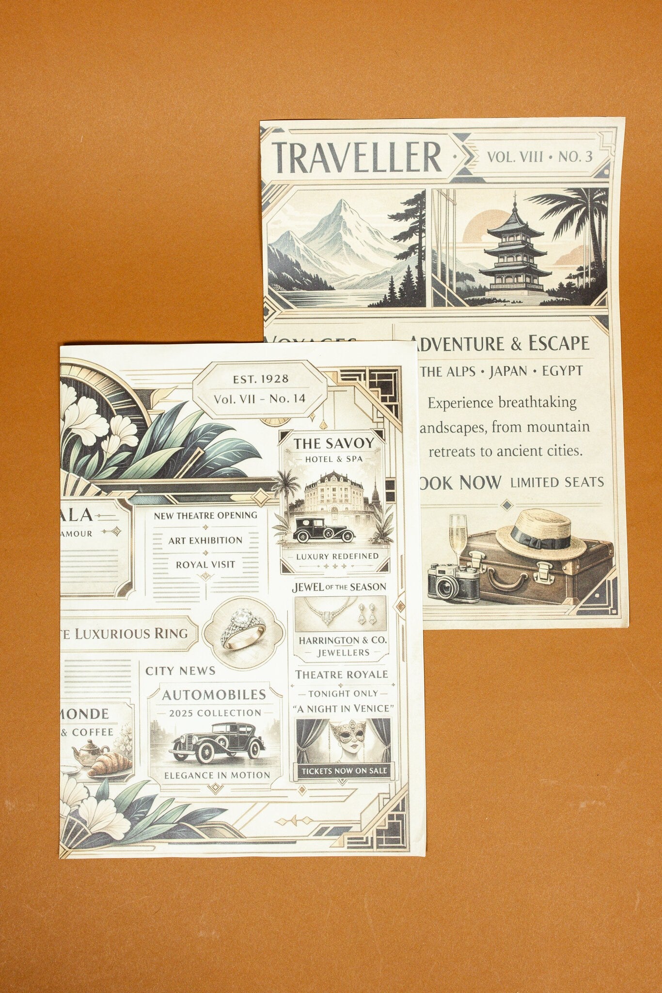 Art Deco Newspapers