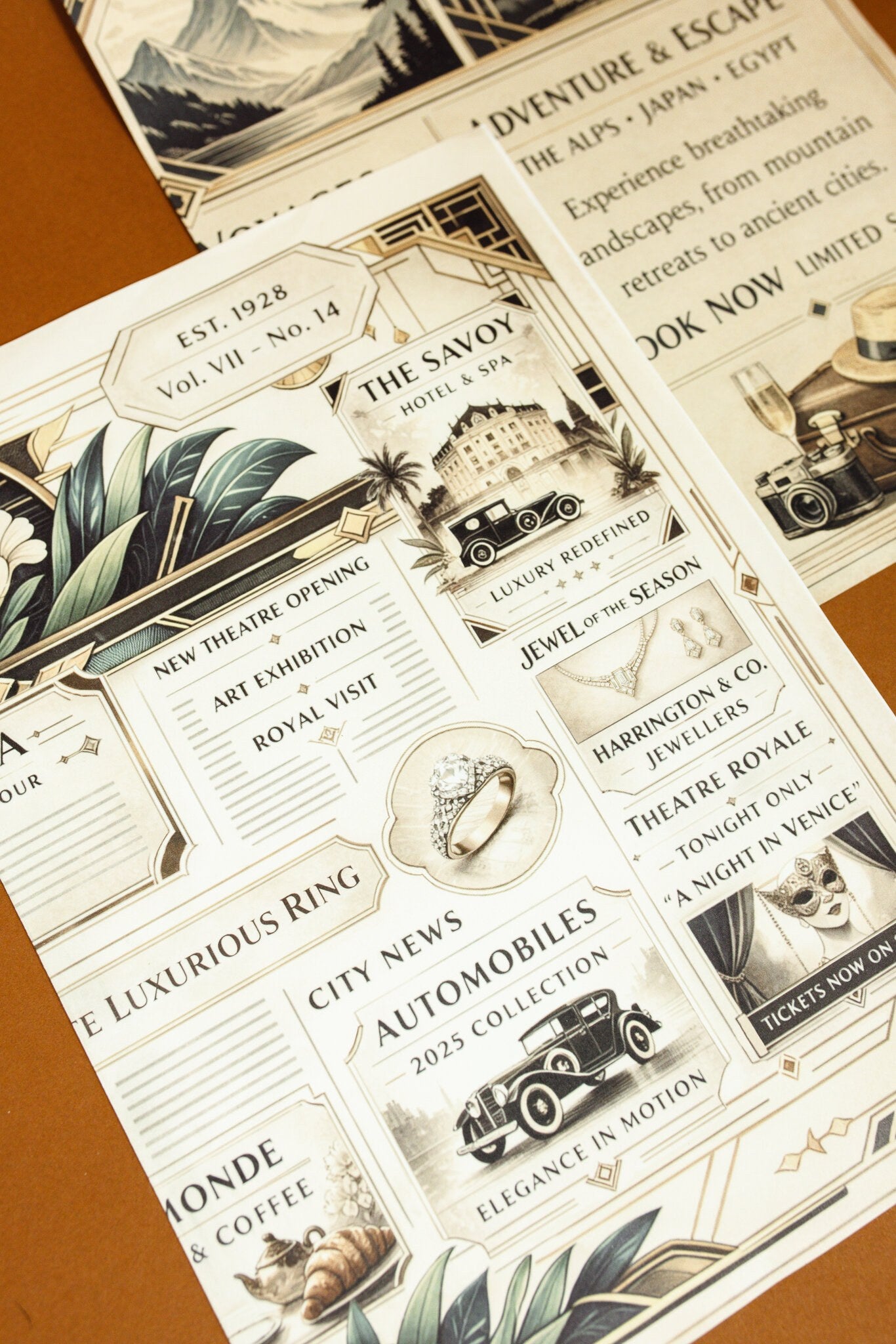 Art Deco Newspapers