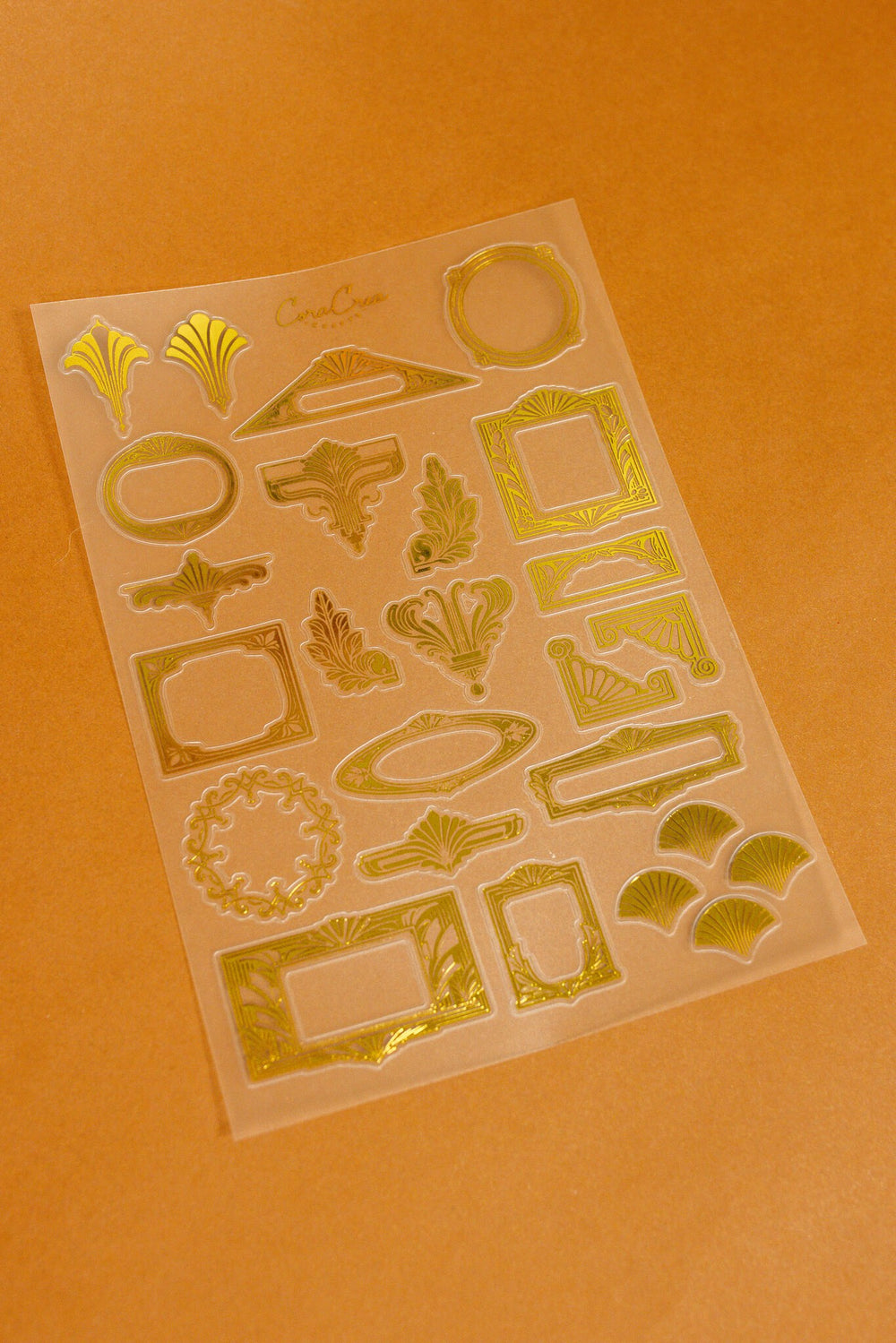 Art Deco Gold Sticker Sheet