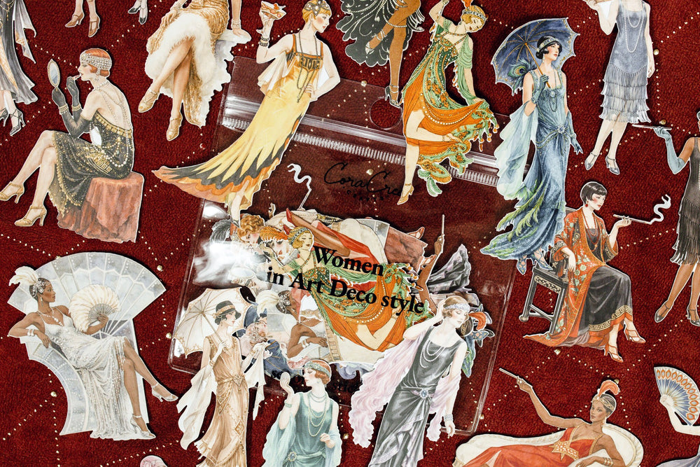 Women in Art Deco Sticker Pack