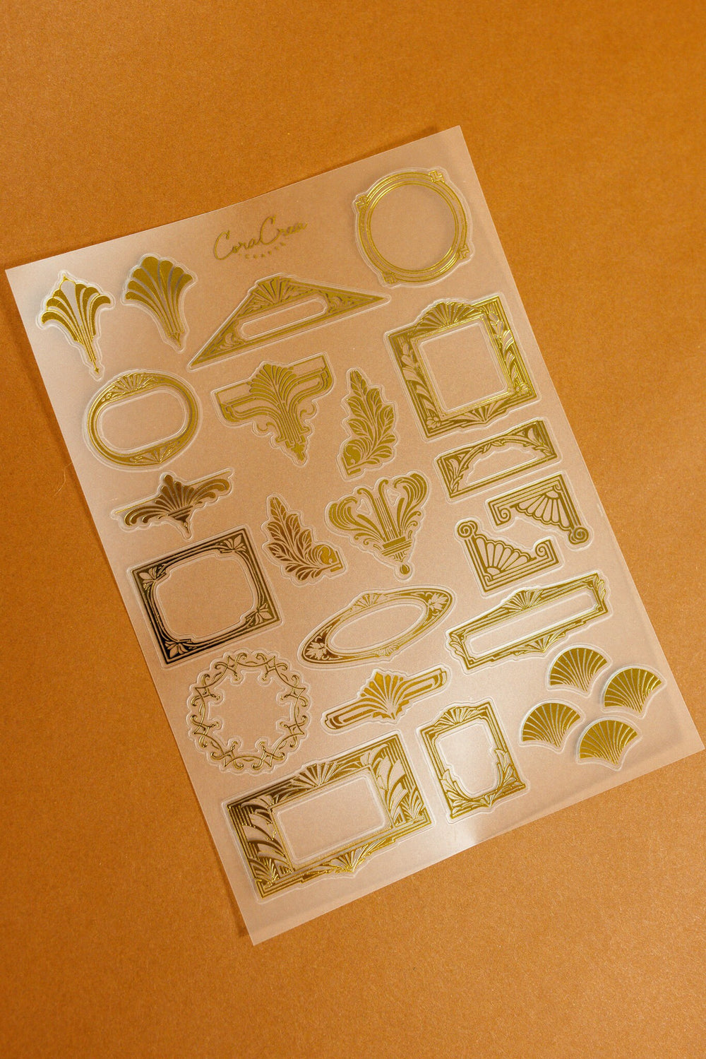 Art Deco Gold Sticker Sheet