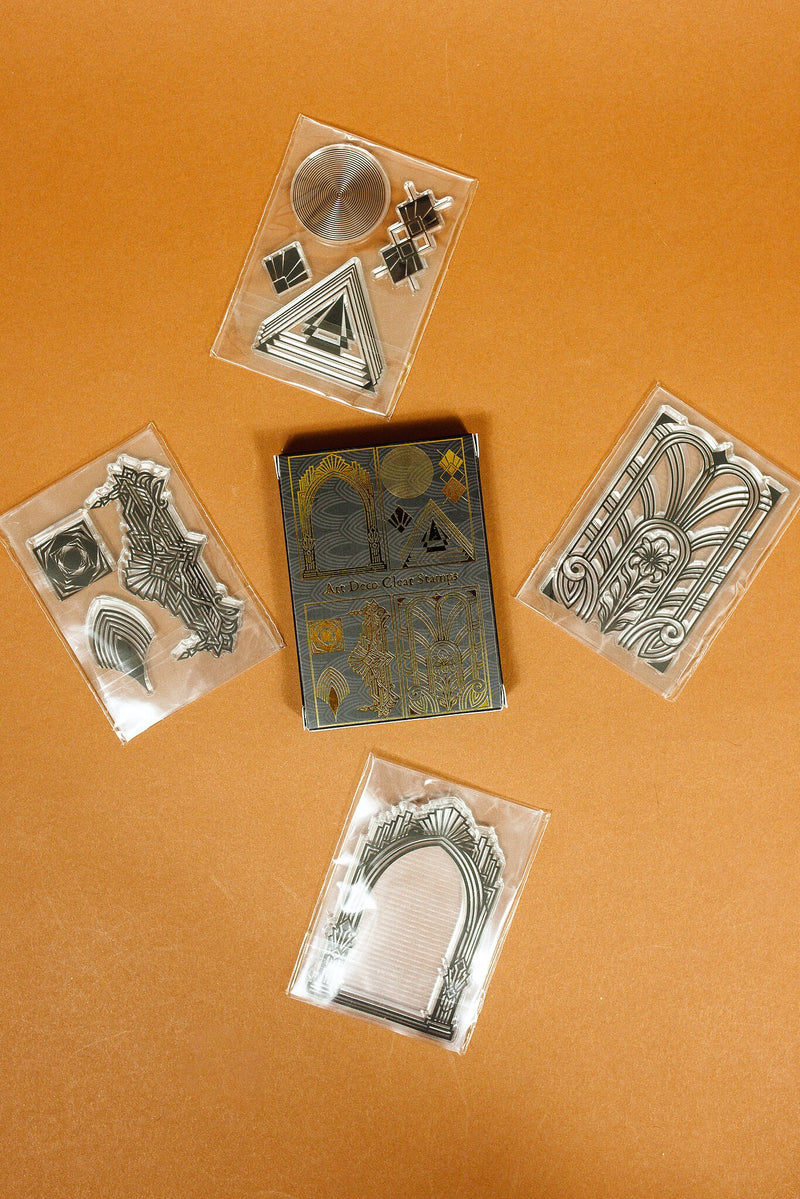 Art Deco Clear Stamp Set