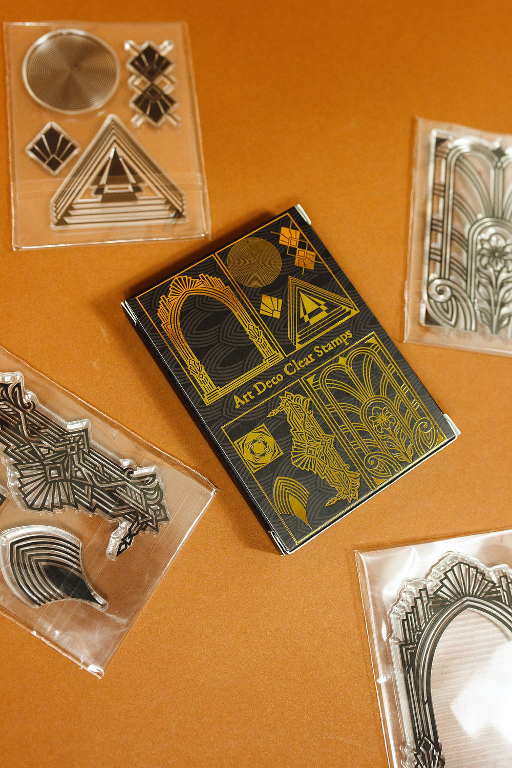 Art Deco Clear Stamp Set