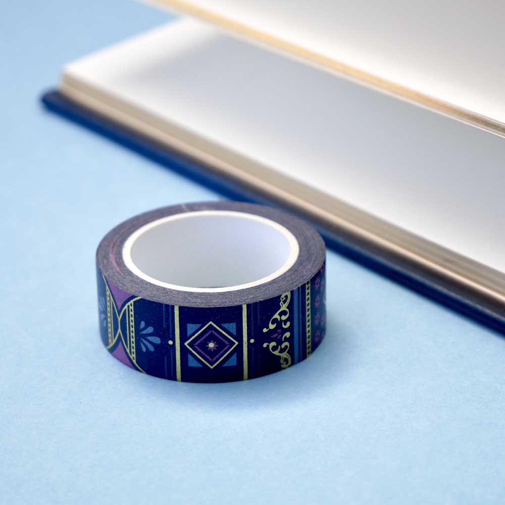 Aurum Washi Tape - Royal Blue - Pre-order - 3