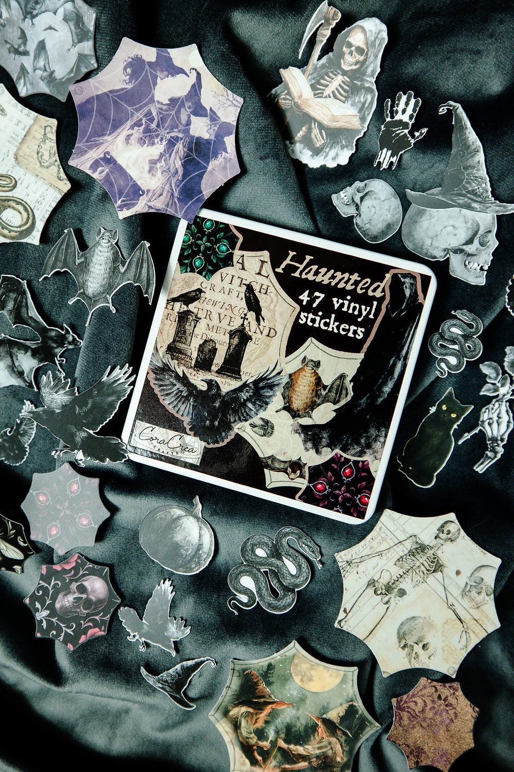 Haunted Sticker Tin Box - 120