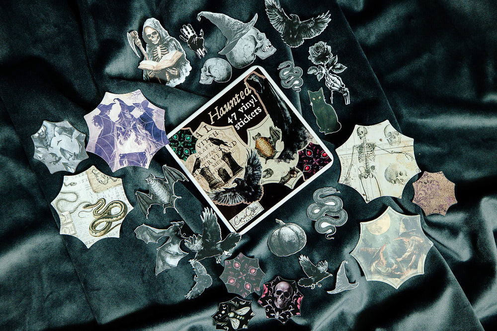 Haunted Sticker Tin Box - 122