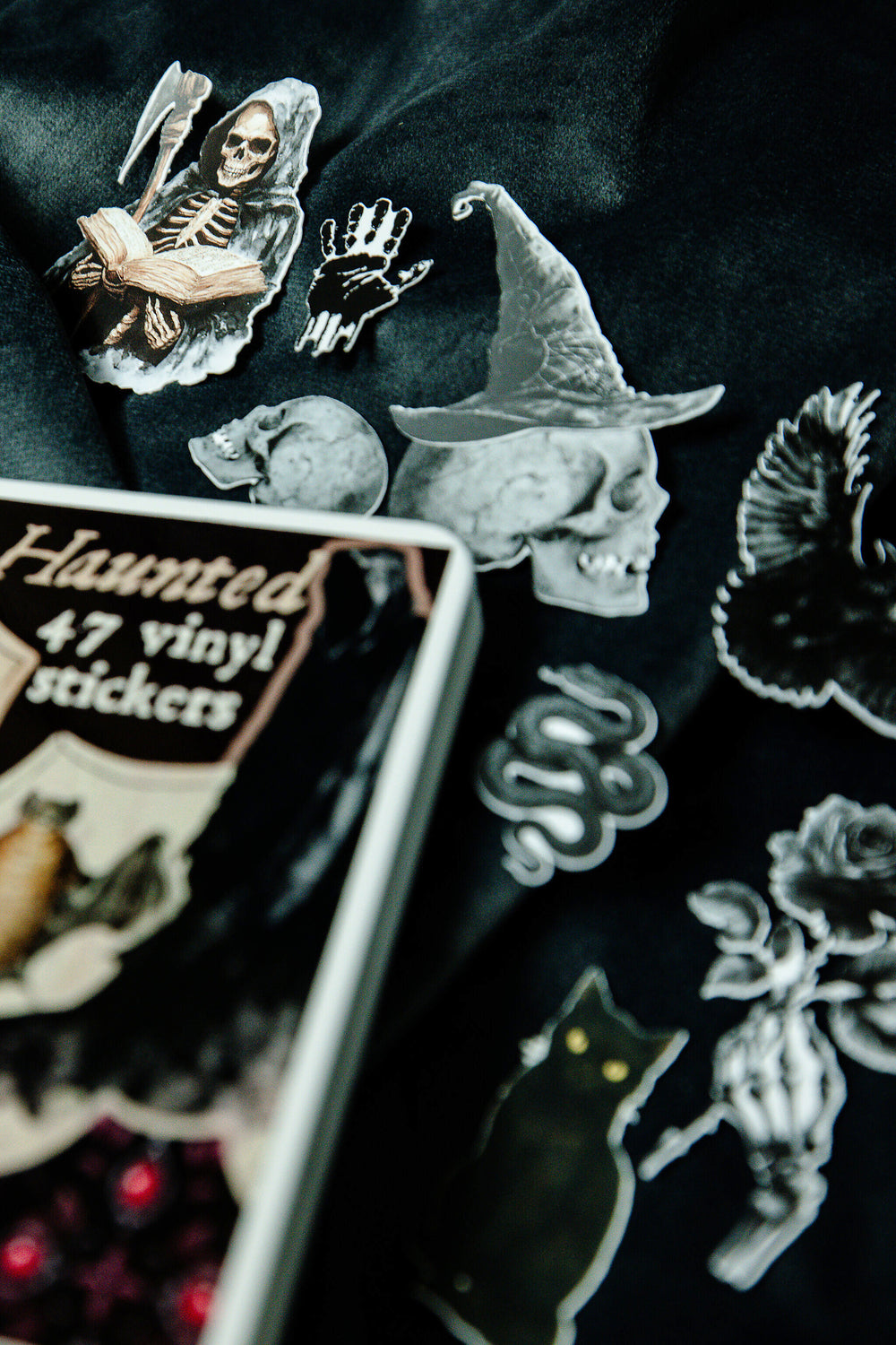 Haunted Sticker Tin Box - 124