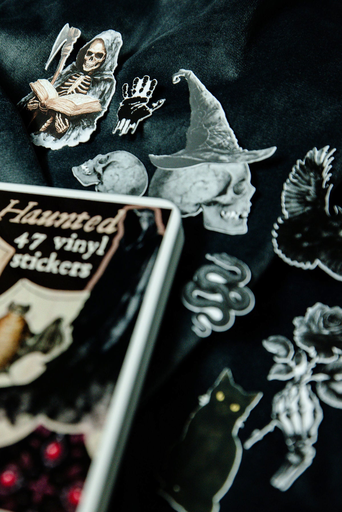 Haunted Sticker Tin Box - 124