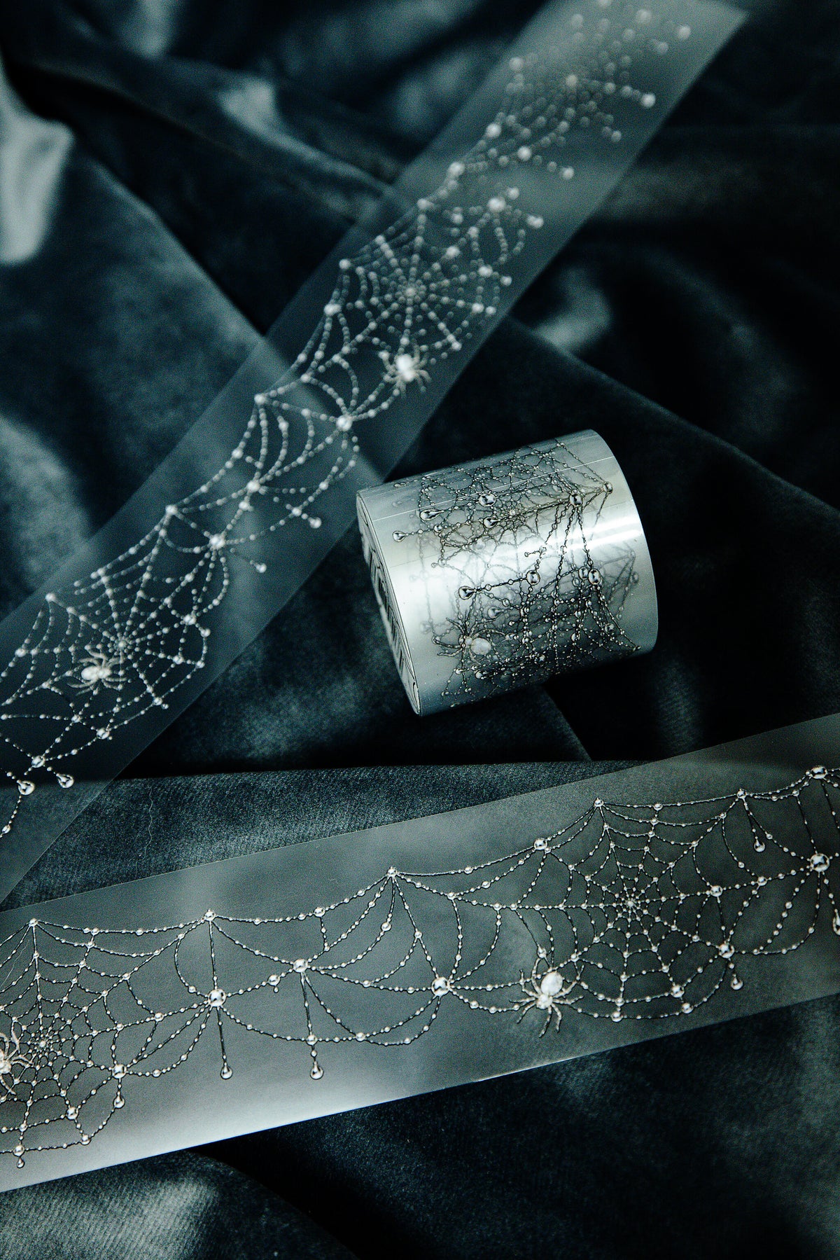 Jeweled Spiderweb Transparent Tape