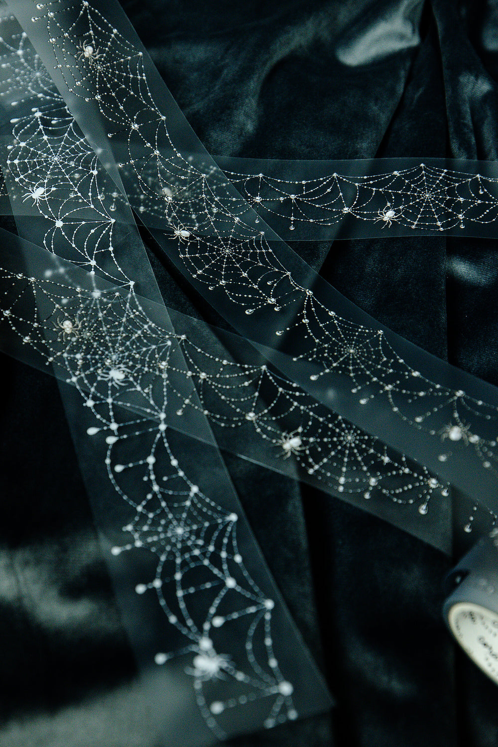 Jeweled Spiderweb Transparent Tape