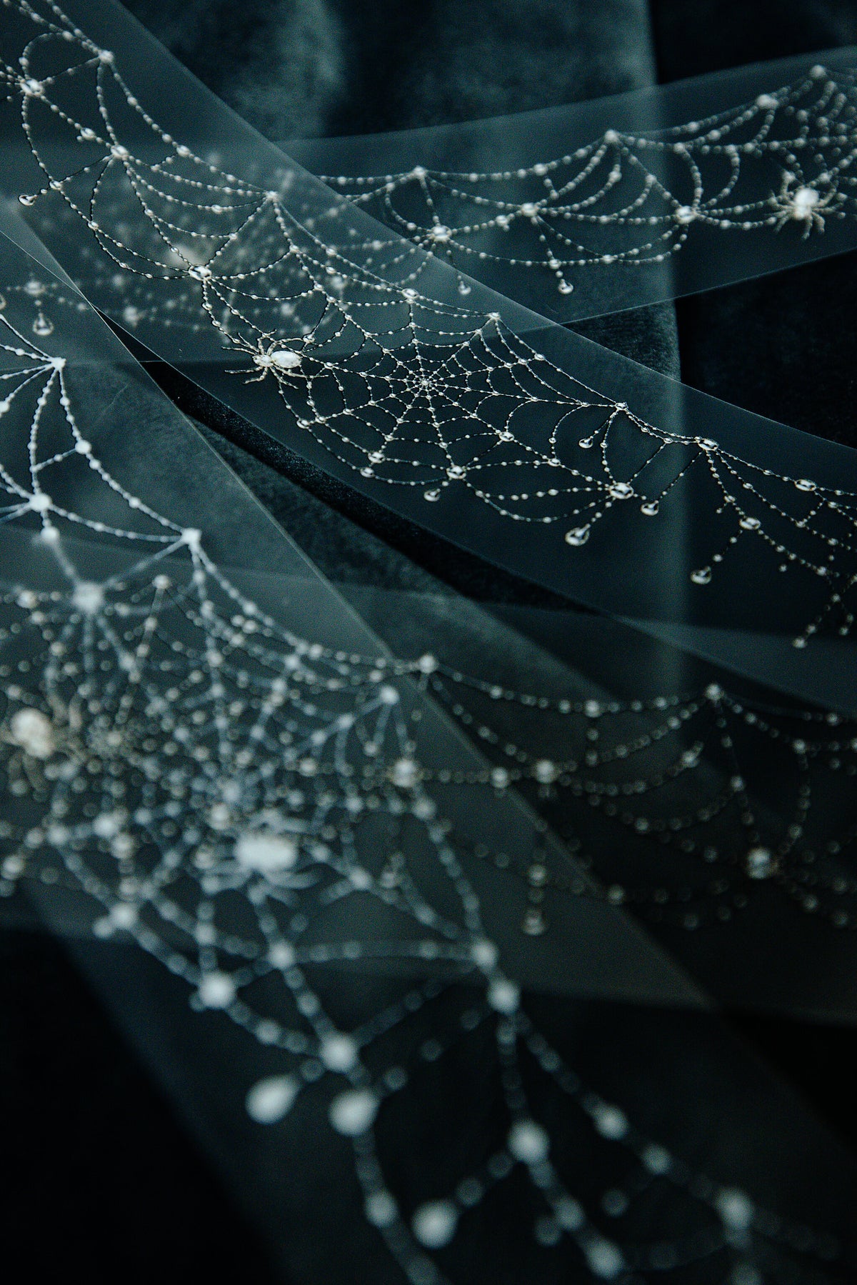 Jeweled Spiderweb Transparent Tape