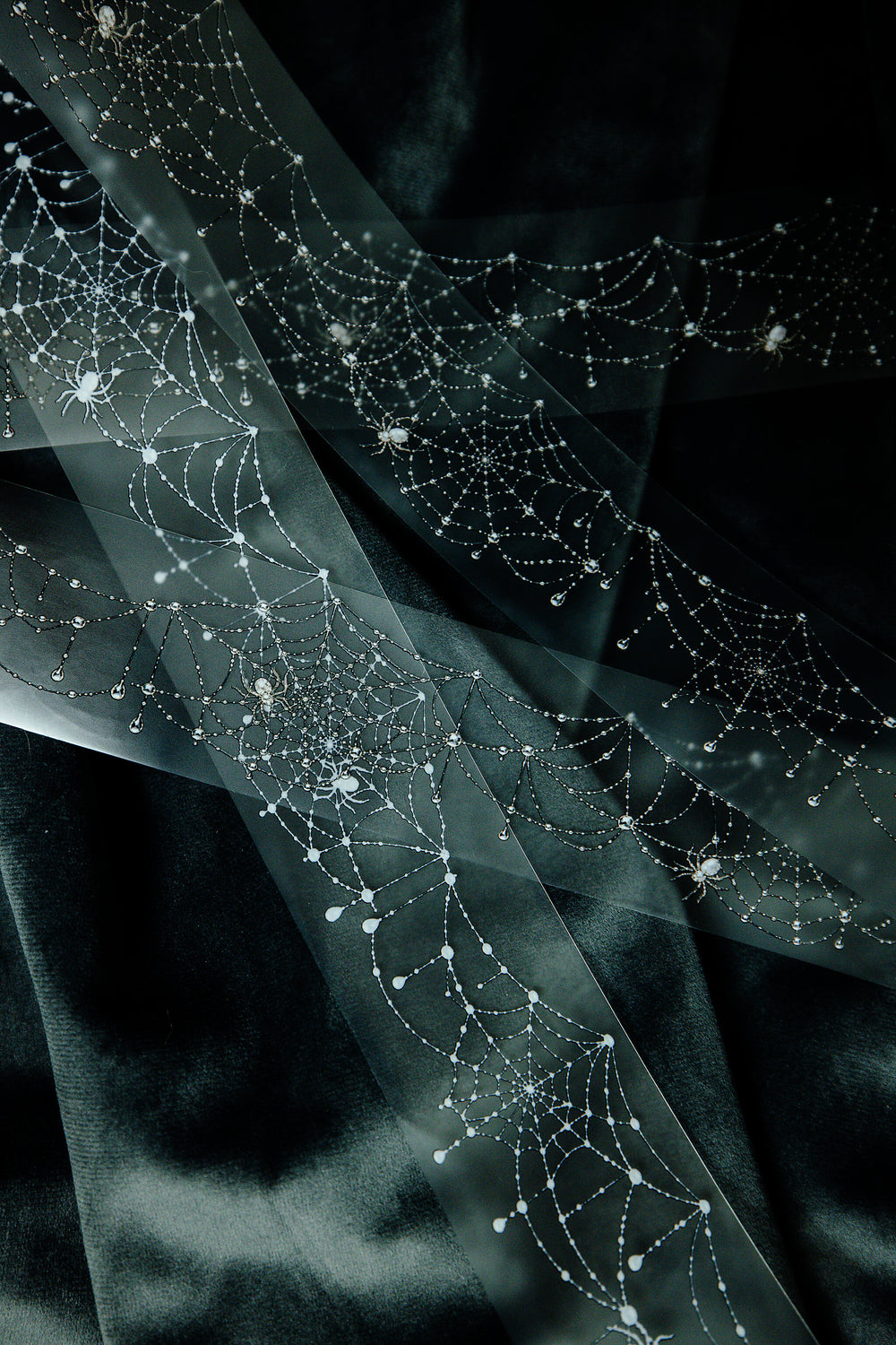 Jeweled Spiderweb Transparent Tape