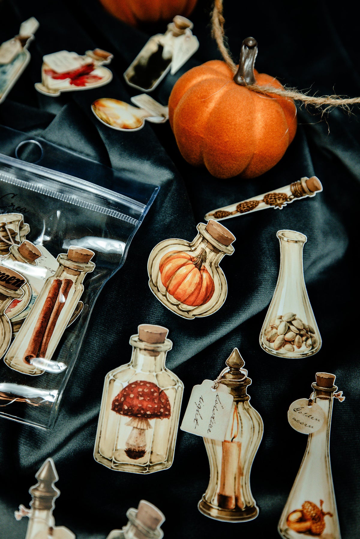 Nature Specimen Bottles Sticker Pack