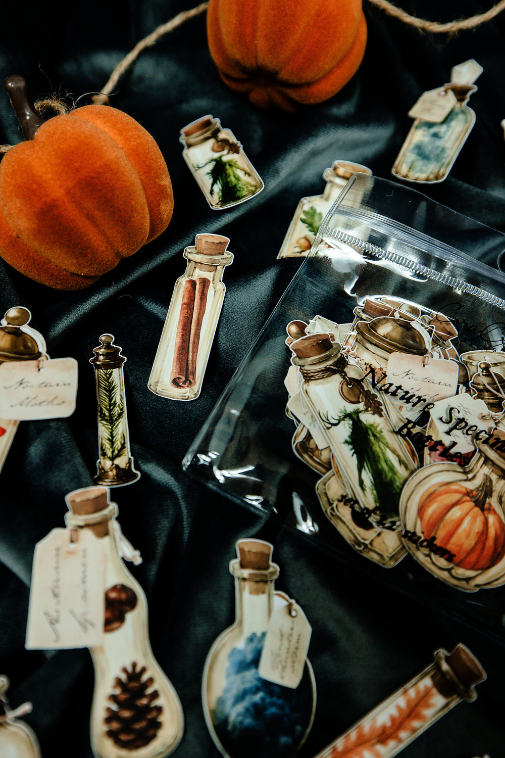 Nature Specimen Bottles Sticker Pack