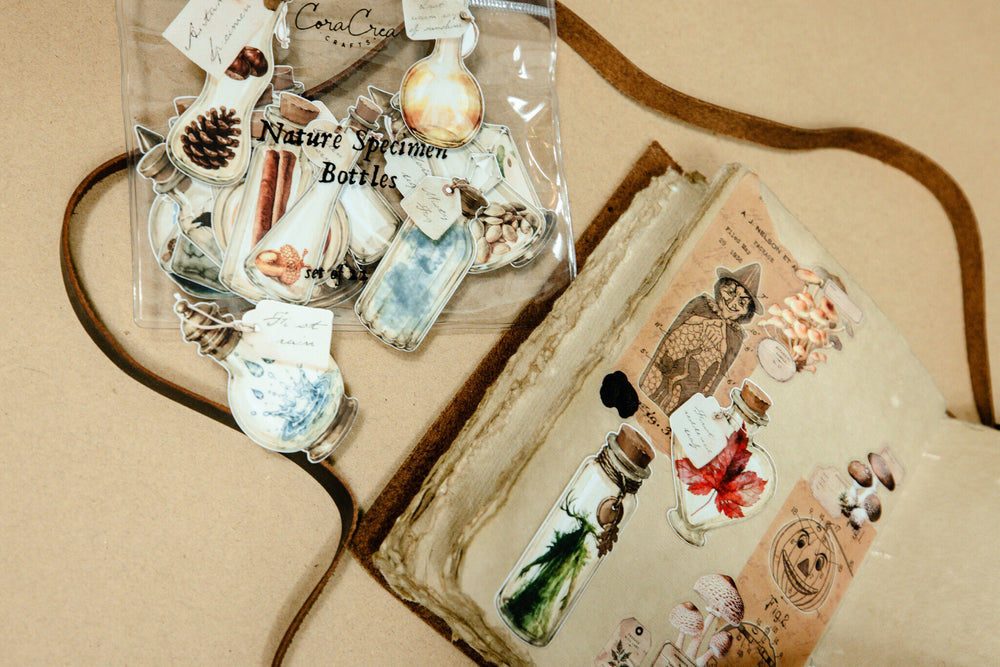 Nature Specimen Bottles Sticker Pack - 158