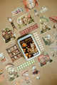 Autumn Houses Sticker Tin