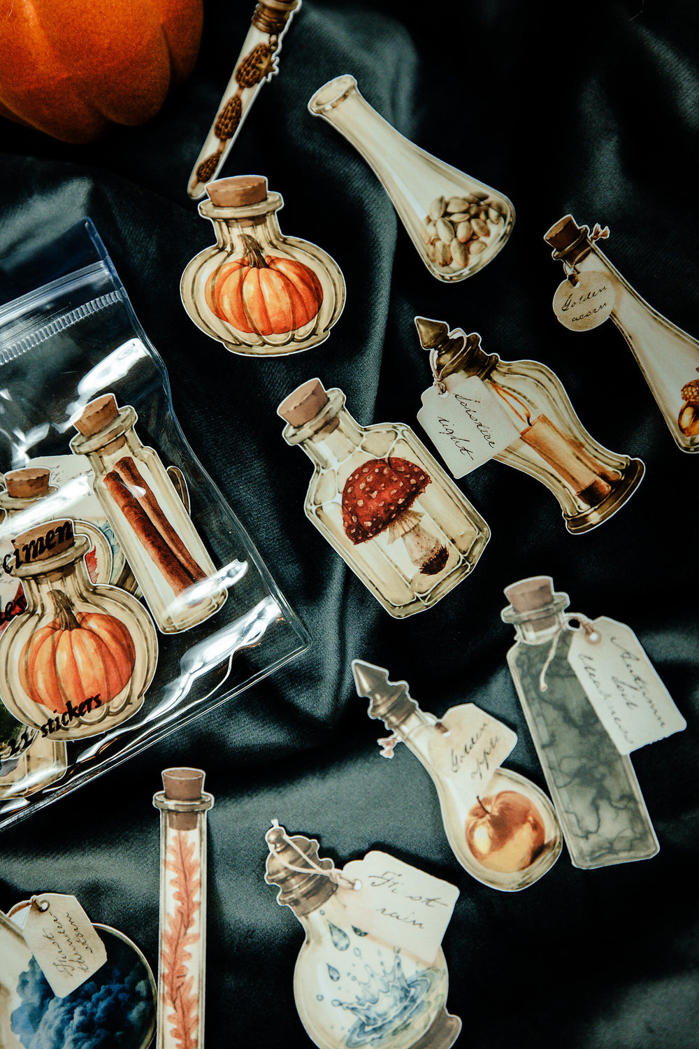 Nature Specimen Bottles Sticker Pack