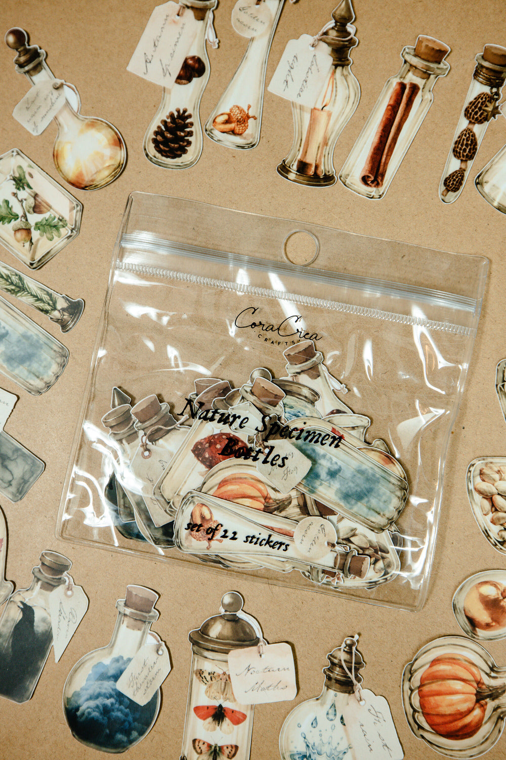 Nature Specimen Bottles Sticker Pack - 177