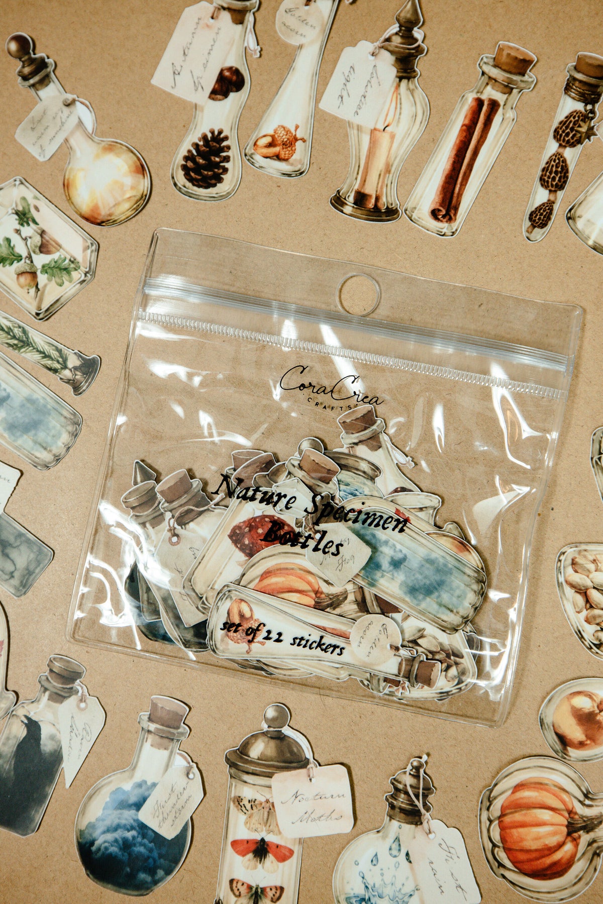Nature Specimen Bottles Sticker Pack - 177