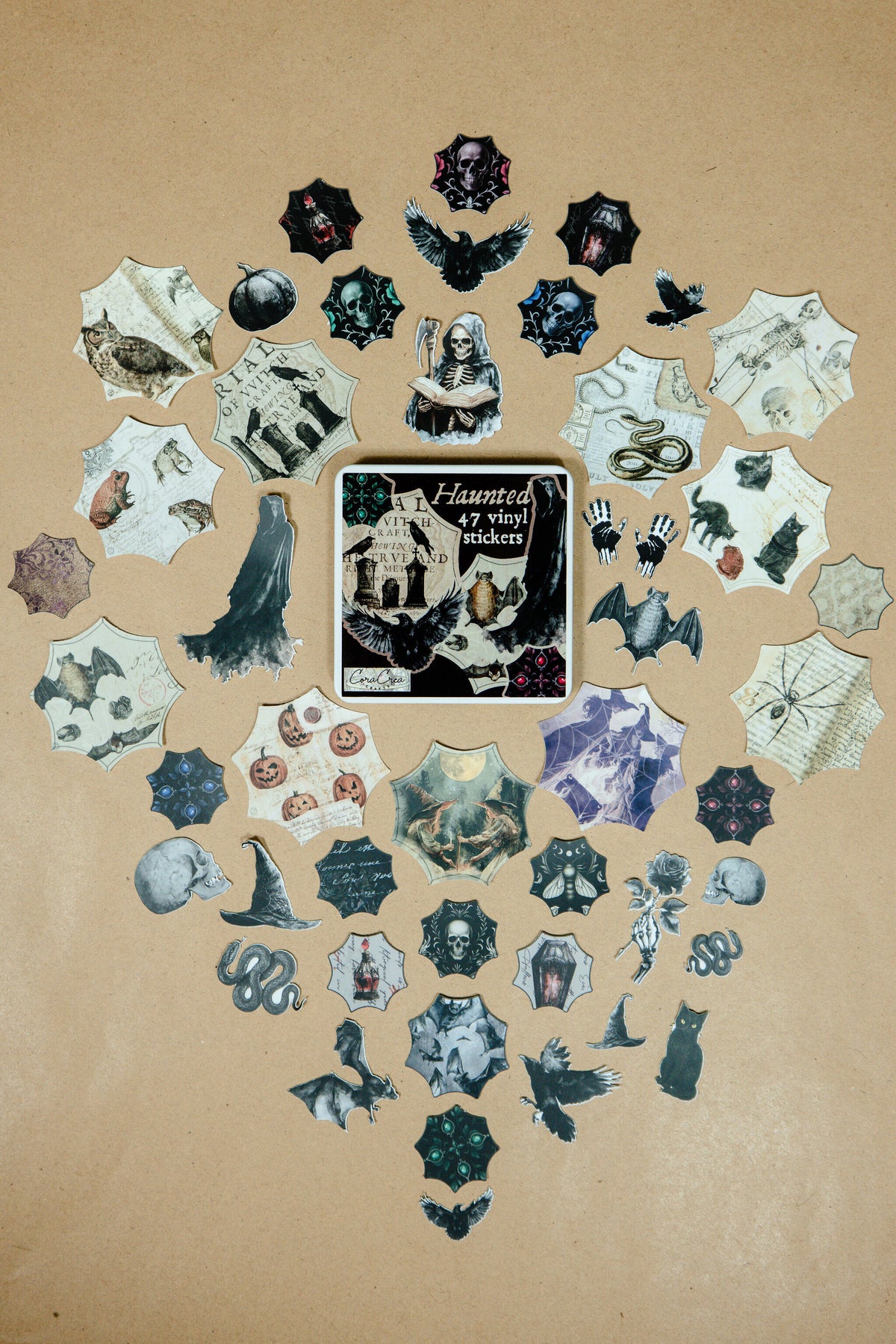 Haunted Sticker Tin Box - 187