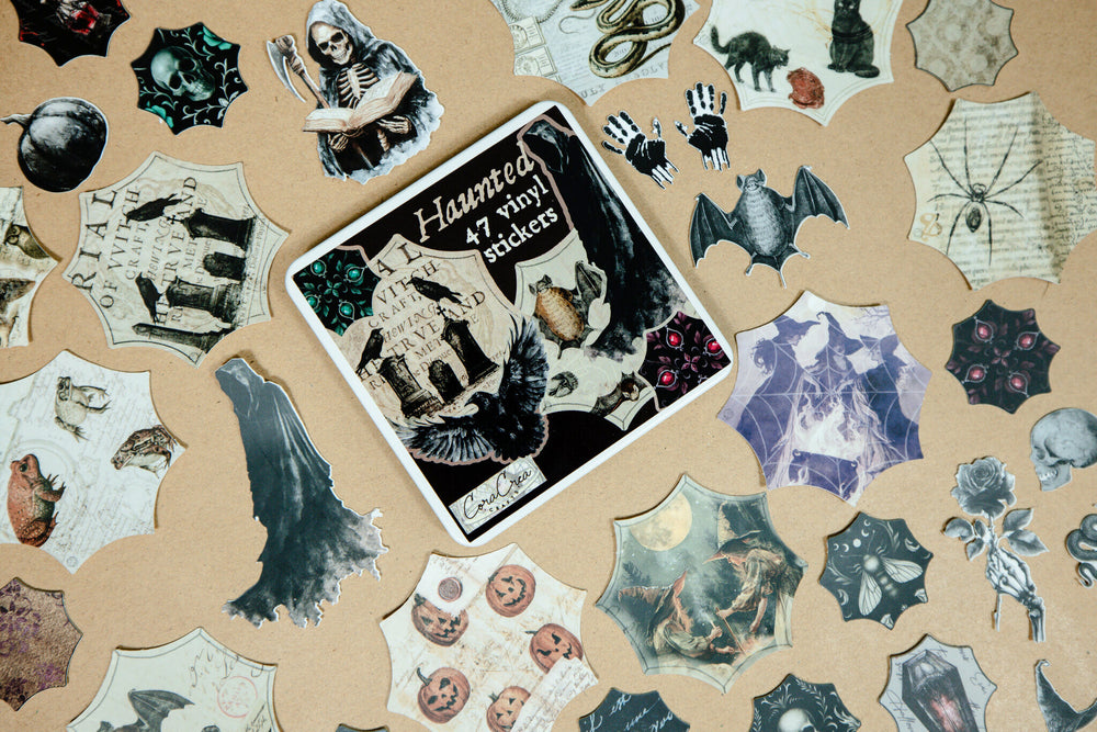 Haunted Sticker Tin Box - 189