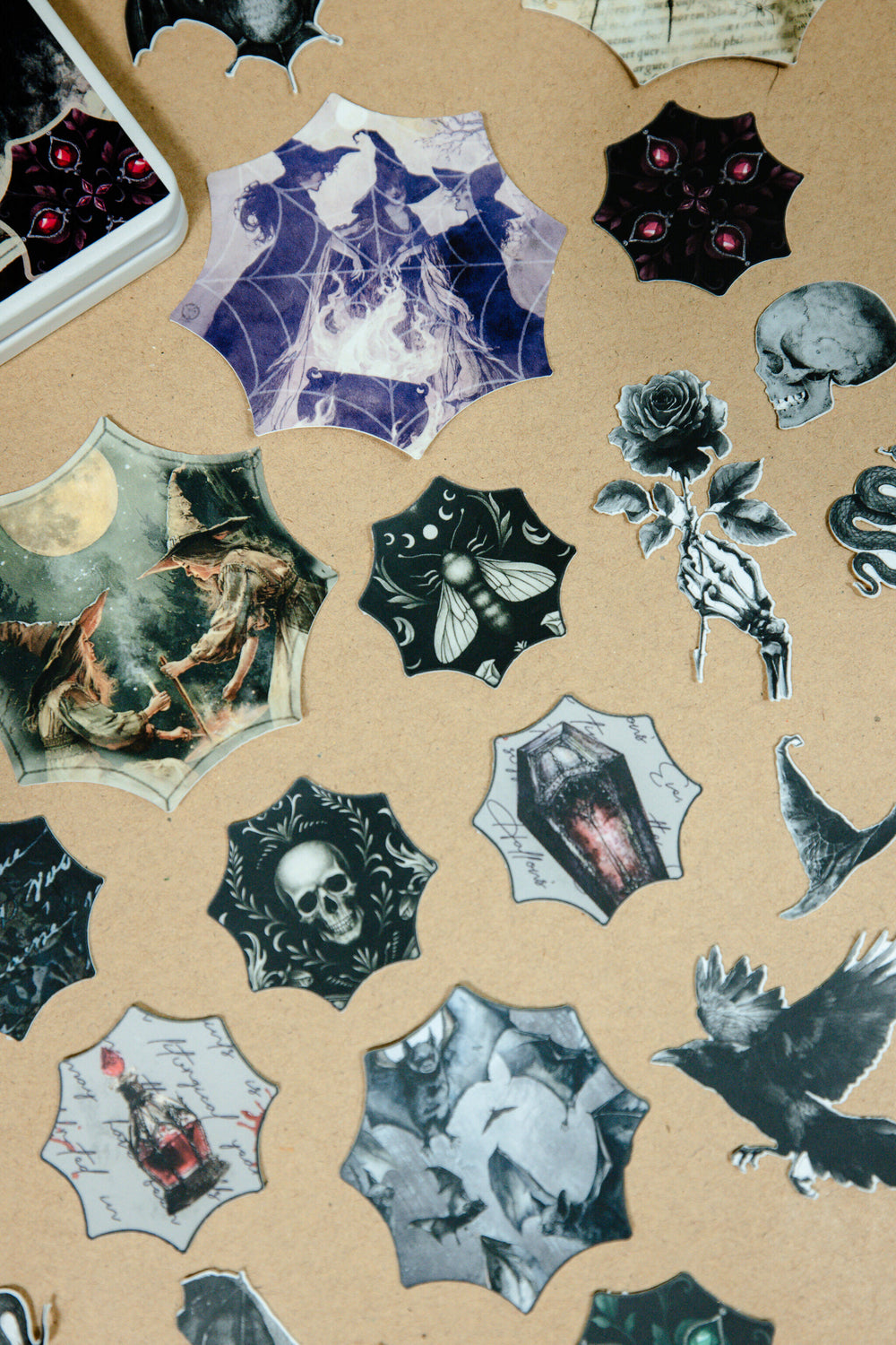 Haunted Sticker Tin Box - 190