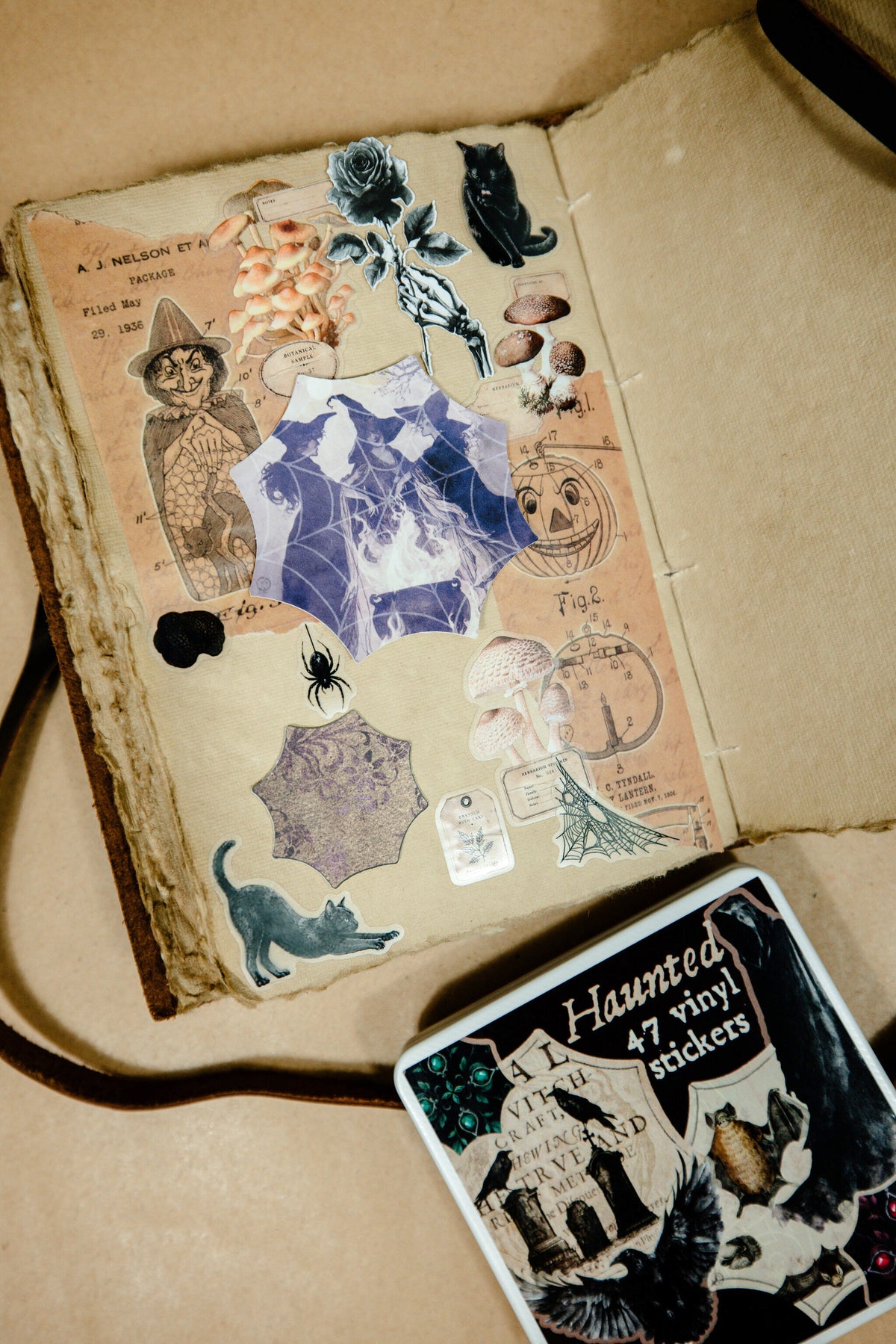 Haunted Sticker Tin Box - 198